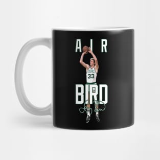 Larry Bird Legend Air Bird Basketball Signature Vintage Retro 80s 90s Bootleg Rap Style Mug